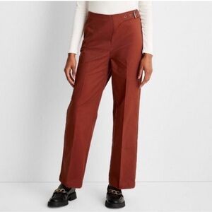 Future Collective Reese Blutstein for Target Saddle Wrap Pant in Rust Red Sz 14